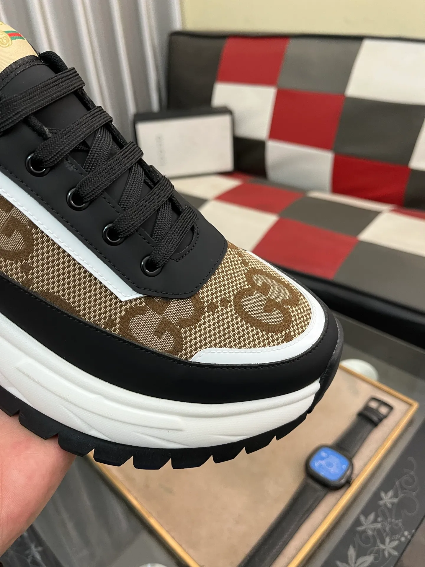 Men's Men's Shoes💰458⌚️⌚️[GUCCI] Gucci men's casual shoes are absolutely popular🔥The ultimate matching item for trendy men! The charm of super texture is irresistible, the main recommendation, the flower leather color is bright! The upper is made of high-quality cowhide with branded fabrics, pigskin lining for the feet, and wear-resistant rubber sole, which is noble and elegant! Extremely comfortable🎁🎁You can be as handsome as you want💪 38-443️⃣colors available